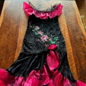 Halloween Costume Ladies Spanish Dancer Dress Small